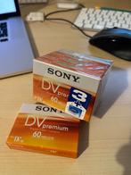 Sony DVM 60 Premium, Mini-DV tape 60min + Head Cleaner Tape, Audio, Tv en Foto, Videocamera's Analoog, Ophalen of Verzenden, Overige soorten