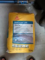 Adhésif à carrelage gris Sikaceram 250. 1 sac de 25 kg, Bricolage & Construction, Comme neuf, Enlèvement