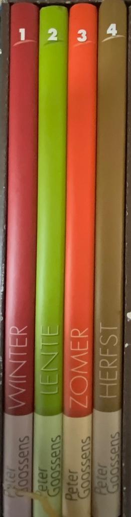 De vier seizoenen, Peter Goossens, Livres, Livres de cuisine, Enlèvement ou Envoi