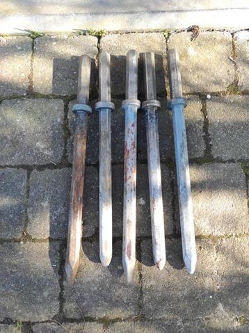 5 punt beitels zeskant voor breekhamer drilboor, Doe-het-zelf en Bouw, Gereedschap | Handgereedschap, Ophalen