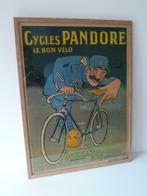 antieke fiets affiche oldtimer fiets ancien velo verzameling, Antiek en Kunst, Ophalen
