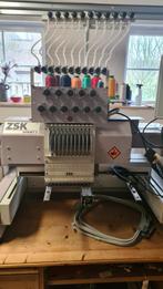 ZSK 11 naalds borduurmachine en brother, Ophalen, Gebruikt, Borduurmachine