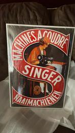 Reclame bord singer, Verzamelen, Ophalen, Nieuw
