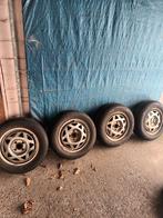 4 opel velgen met zeer goede banden 4x100, Auto-onderdelen, Ophalen, Band(en)
