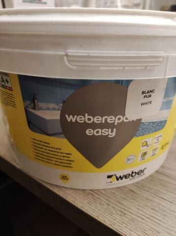 Weber epox easy white 2.5 kg -Blanc pur