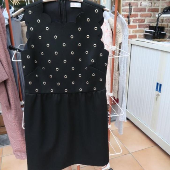 Kleedje nieuw zwart geperforeerd topje Red Valentino mt 36, Kleding | Dames, Jurken, Nieuw, Maat 36 (S), Zwart, Boven de knie