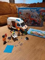 Ziekenwagen of ambulance playmobil set 70049, Ophalen of Verzenden, Zo goed als nieuw, Complete set