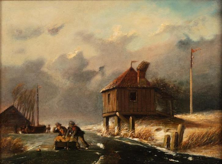 Schilderij, Antiek en Kunst, Kunst | Schilderijen | Klassiek, Ophalen