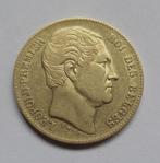 belgie 20 francs 1865, Postzegels en Munten, Verzenden, Goud, Goud