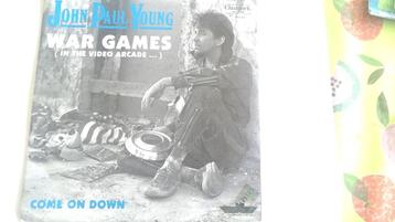 SINGLE -JOHN PAUL YOUNG--WARGAMES-, Enlèvement ou Envoi, Single, Utilisé, Pop