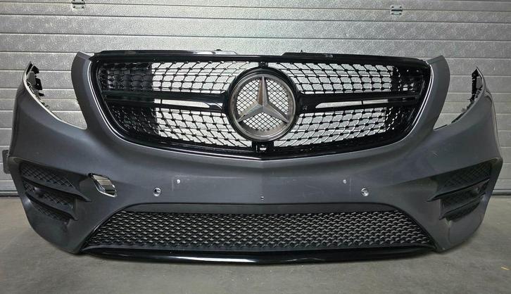 Voorbumper Mercedes V KLASSE W447 VITO AMG PDC A4478851000, Auto-onderdelen, Carrosserie, Bumper, Mercedes-Benz, Voor, Gebruikt