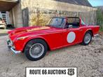 Triumph TR4 A IRS 1966 | Route 66 auctions, Rouge, Achat, Entreprise, Cabriolet