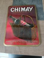 Reclamebord Chimay (met zegel 1981), Collections, Marques & Objets publicitaires, Comme neuf, Enlèvement ou Envoi, Panneau publicitaire
