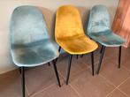 Stoelen 8 stuks - combo kleuren, Ophalen, Zo goed als nieuw, Stof