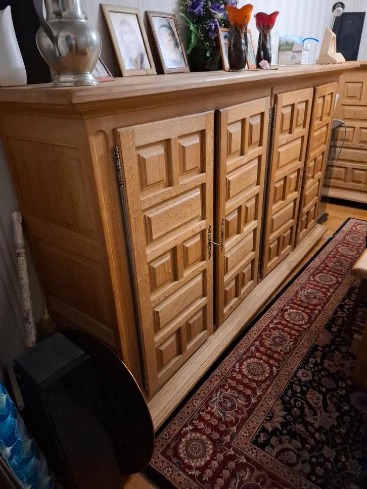 Meubles en chêne massif à vendre, Maison & Meubles, Tables | Tables à manger, Utilisé, Cinq personnes ou plus, Chêne, Enlèvement