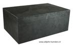 h178 HUMIDOR ADORINI BLACK SLATE - GRANDE DELUXE - LEISTEEN, Verzamelen, Rookartikelen, Aanstekers en Luciferdoosjes, Nieuw, Tabaksdoos of Verpakking