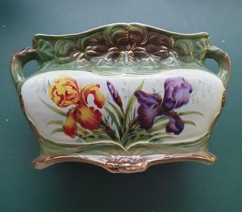 Jardinière Sint-Amand begin 20ste eeuw, Antiek en Kunst, Antiek | Keramiek en Aardewerk, Ophalen of Verzenden