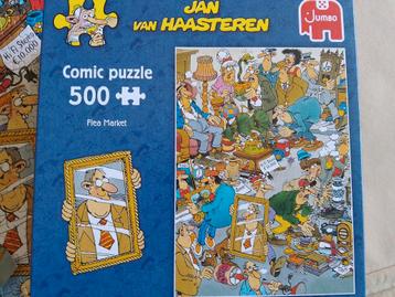 Puzzel Jan van Haasteren 500 stukken vlooienmarkt beschikbaar voor biedingen