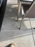 Tuintafel  en zes stoelen, Tuin en Terras, Ophalen, Zo goed als nieuw