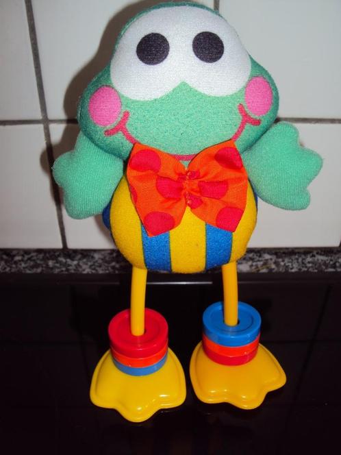 Fisher price, "klik klak" rammelaar popje *VINTAGE*, Kinderen en Baby's, Speelgoed | Fisher-Price, Rammelaar, Ophalen of Verzenden