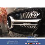 W117 CLA45 FACELIFT AMG VOORBUMPER ZWART COMPLEET + AMG GRIL, Gebruikt, Voor, Mercedes-Benz, Ophalen of Verzenden