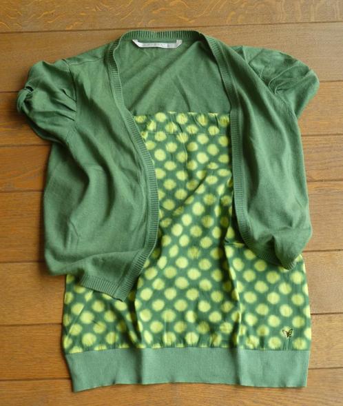 Haltertop met bijpassende bolero – maat 40, Kleding | Dames, Topjes, Zo goed als nieuw, Maat 38/40 (M), Groen, Zonder mouw, Ophalen of Verzenden