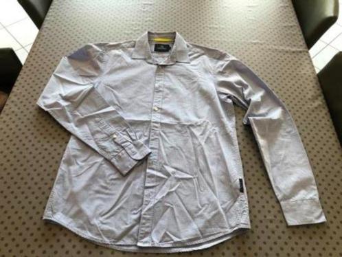 Lichtblauw hemd met lange mouwen Scotch & Soda M, Kleding | Heren, Overhemden, Gedragen, Halswijdte 39/40 (M), Blauw, Ophalen of Verzenden