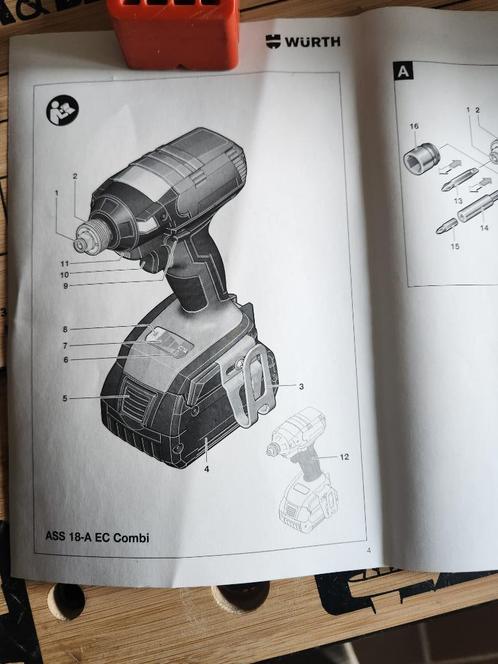 Accu schroevendraaier, Doe-het-zelf en Bouw, Gereedschap | Handgereedschap, Zo goed als nieuw, Ophalen