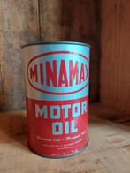 Olieblik Minamax 1 liter vol 1960, Ophalen of Verzenden, Zo goed als nieuw