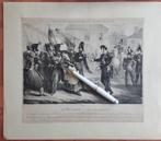 OUDE LITHO van Simonau:  Siège de la citadelle d'Anvers 1833, Antiek en Kunst, Verzenden