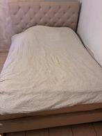 Bed maison du monde, Huis en Inrichting, Ophalen, Beige, 140 cm, Zo goed als nieuw