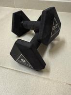 x2 Dumbbell - gewicht - zwarte zeshoekige halter - 2,5 kg, Sport en Fitness, Ophalen, Zo goed als nieuw, Borst, Dumbbell