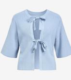 Blauwe trui met strik, Kleding | Dames, Truien en Vesten, Maat 38/40 (M), Blauw, Object, Ophalen of Verzenden