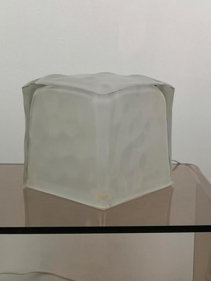 Ice-cube tafellamp, Huis en Inrichting, Lampen | Lampenkappen, Gebruikt, Ophalen of Verzenden
