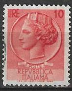 Italie 1955/1960 - Yvert 711 - Munt van Syracus (ST), Timbres & Monnaies, Timbres | Europe | Italie, Affranchi, Envoi