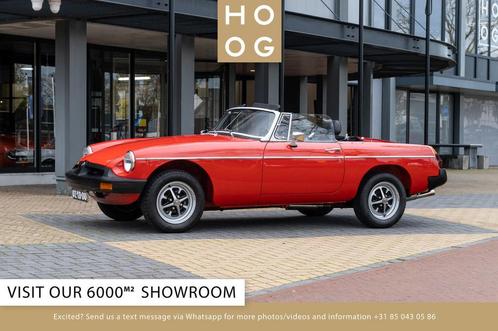 MG B 1.8 LHD Totall restoration (bj 1975), Auto's, Oldtimers, Bedrijf, Te koop, Open dak, MG, Benzine, Cabriolet, 2 deurs, Handgeschakeld