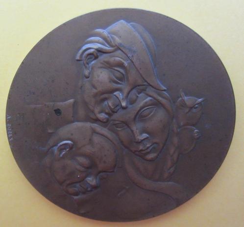 Albert Poels Antwerpen-Bronzen Medaille - Tijl Uilenspiegel, Antiek en Kunst, Antiek | Overige Antiek, Ophalen of Verzenden