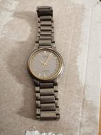 MOET NU WEG!!! VINTAGE RETRO CITIZEN QUARTZ TITANIUM HORLOGE, Handtassen en Accessoires, Horloges | Heren, Staal, Gebruikt, Staal