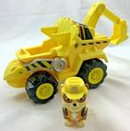 Paw Patrol Dino Rescue Deluxe Rev Up voertuig Rubble en auto, Verzenden, Zo goed als nieuw