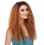 Lace pruik lang met krullen Delaney kleur TT4.3147, Verzenden, Nieuw