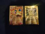 Charizard & Pikachu metal promo's, Hobby & Loisirs créatifs, Jeux de cartes à collectionner | Pokémon, Enlèvement ou Envoi, Comme neuf