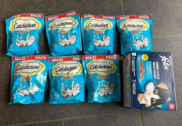 Ongeopende kattenvoeding - Catisfactions & Felix Natvoer beschikbaar voor biedingen