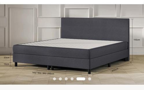Lit boxspring Emma 160*200, Huis en Inrichting, Slaapkamer | Boxsprings, Zo goed als nieuw, Ophalen