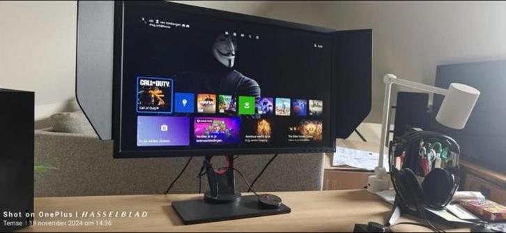 BenQ XL 2735 monitor, Computers en Software, Monitoren, Gebruikt, 101 t/m 150 Hz, DisplayPort, DVI, HDMI, Gaming, Hoofdtelefoonaansluiting