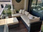 Loungeset tuin/terras, 3 zitplaatsen, Zo goed als nieuw, Rotan, Loungeset
