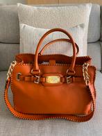 Michael Kors Hamilton Large, Handtassen en Accessoires, Tassen | Damestassen, Ophalen, Zo goed als nieuw, Oranje, Handtas
