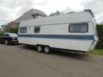 mooie Knaus Komfort 640 -grote rondzit,treinzit,vast bed,wc-, Caravans en Kamperen, Rondzit, Schokbreker, Bedrijf, 6 tot 7 meter