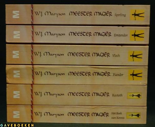 Meester Magier - W.J Maryson - Uitgeverij M - 6x - Paperback, Livres, Fantastique, Utilisé, Enlèvement ou Envoi