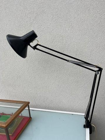 Vintage architectenlamp Luxo L1 zwart uit 1960 - 80 cm, Ophalen, Gebruikt