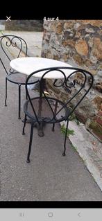 Table +2 chaises, Jardin & Terrasse, Enlèvement ou Envoi, Utilisé